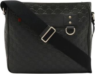 Gucci Pre-owned Plastic Cross Body Bag - Dames - Vintage Schoudertas - Zwart - ONE Size - Vintage