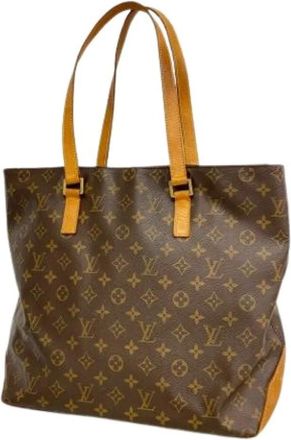 Louis Vuitton Pre-owned Tote Bags, female, Brown, Size: ONE SIZE Pre-owned Cabas Mezzo Tote Bag