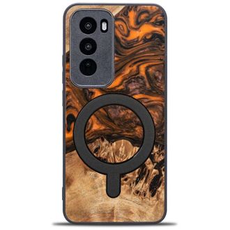 OEM Funda Bewood Unique Para Oppo Reno 12 5g - Naranja Con Magsafe