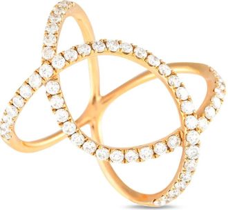 Luxury Bazaar Anello in oro giallo 18kt con diamanti
