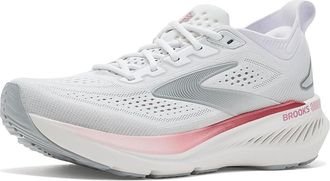 Brooks Glycerin GTS 23 Womens Shoes White/Harbor Mist/Metallic : 10.5 B - Medium, Synthetic