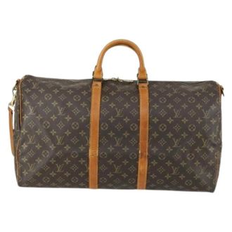 Louis Vuitton Pre-owned Weekend Bags, unisex, Brown, Size: ONE SIZE Pre-owned Weekend Bag
