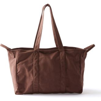 Cotton On Womens Body Canvas Tote in Chocolate at Nordstrom