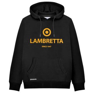 Lambretta Heren Target Logo Hoodie (Zwart)