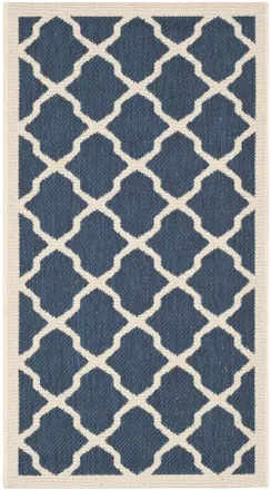 Safavieh Alfombra azul marino/beige 122 x 170 cm