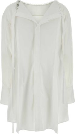 Carven Womens Esperanto Mini Dress White Cotton