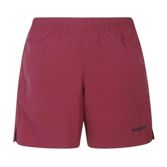 Jil Sander Beachwear, male, Red, Size: S Short Boxer