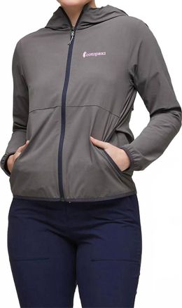 Cotopaxi Vuelta Performance Windbreaker Jacket In Cinder