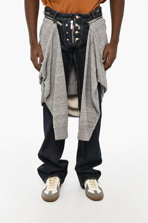 Dsquared2 Jeans 2 in 1 con Felpa Removibile Dsquared2