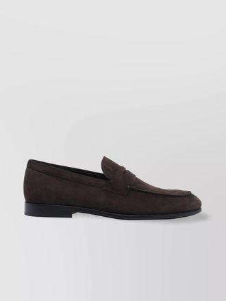 Tod's suede leather penny loafers