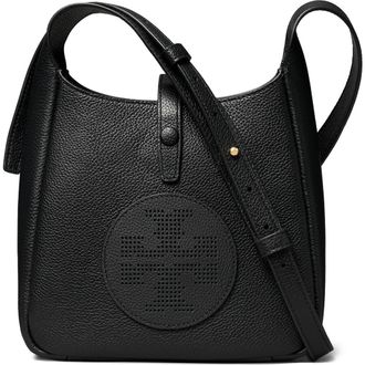 Tory Burch Miller Swing Leather Crossbody Bag in Black at Nordstrom