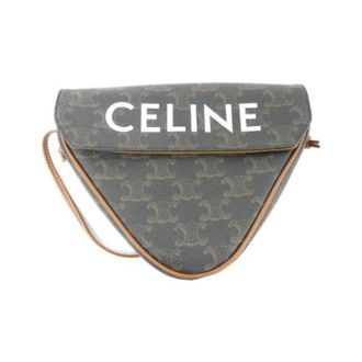 Celine Pre-owned Cross Body Bags, female, Brown, Size: ONE SIZE Pre-owned Triomphe Canvas Shoulder Bag