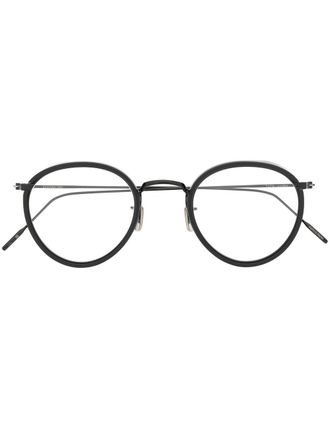 Eyevan 7285 Bril met rond montuur - Zwart