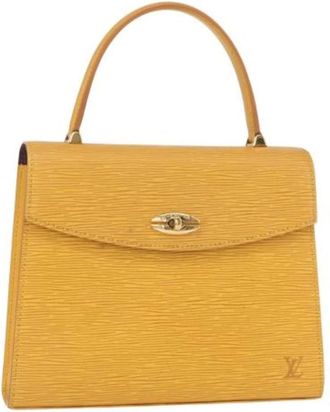 Louis Vuitton Pre-owned Handbags, female, Yellow, Size: ONE SIZE Pre-owned Vintage Handbag