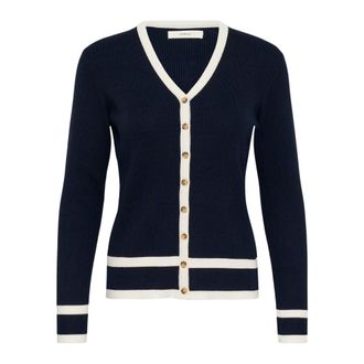Inwear LeenahIW Cardigan - Dames - Truien - Blauw - Maat: 3XL Viscose