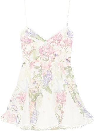Charo Ruiz Ibiza Marlene Floral-print Lace Mini Dress
