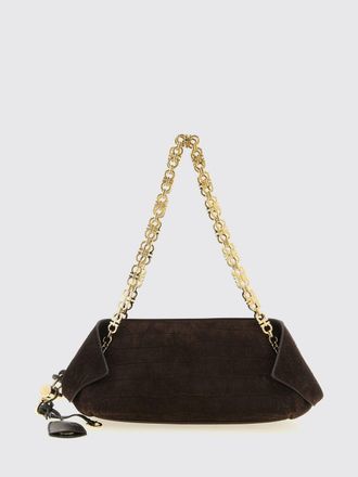 Ferragamo Borsa in camoscio stampa cocco