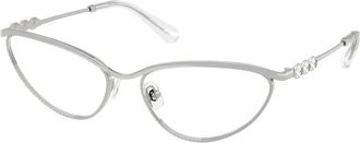 Swarovski Modebril Sk 1027 in Blauw - Dames - Brillen - Grijs - 59 MM - Accessoires
