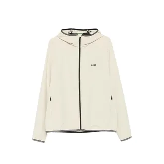 HUGO BOSS Logo-motif Hooded Jacket