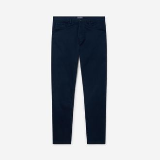Oliver Sweeney Mens Brushed Cotton 5 Pocket Trousers - Navy - Size 32 (Waist)
