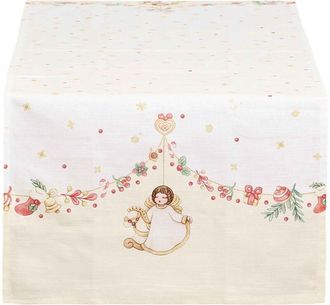 Thun Runner In Cotone In 100% Cotone, Collezione Sorprese di Natale, Idea Regalo per Natale, 160 x 45 cm - Thun