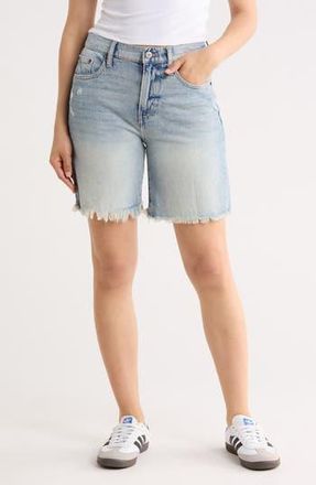 Lucky Brand 90s Loose Cutoff Denim Shorts in Wild Blue at Nordstrom Rack, Size 25