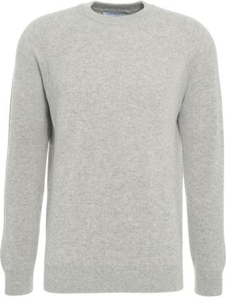 Gender Ribbed Knit Pullover With Classic Round Neckline And Timeless Silhouette