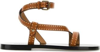 Isabel Marant Brown Ankle Strap Sandals