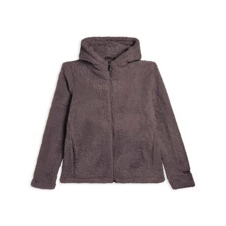 Freddy Felpa in pile sherpa con cappuccio e zip