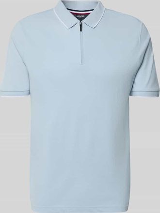 Daniel Hechter Regular Fit Poloshirt mit Baumwoll-Anteil in Hellblau, Gr&ouml;&szlig;e XXXL