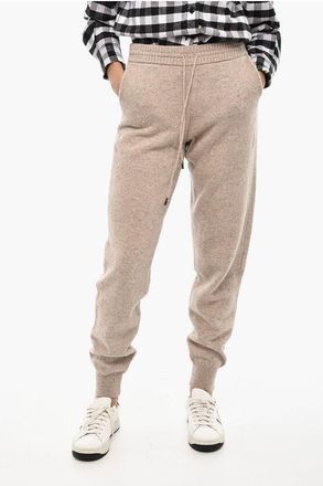 Woolrich Virgin Wool Joggers with Ribbed Details size Xl