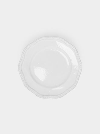 Astier De Villatte Clarabelle Hand-Glazed Ceramic Salad / Dessert Plate - 9in/22.5cm (Set of 2)