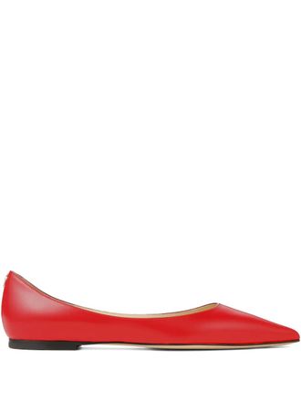 Jimmy Choo London Love Flat pumps - women - Calf Leather/Calf Leather/Calf Leather - 36,5 - Red