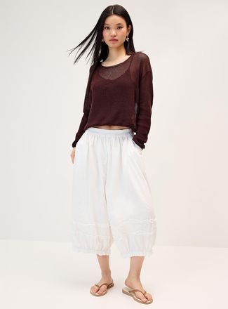 Twik Womens Loose fabric bloomer pant