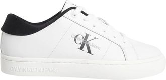Calvin Klein Jeans Witte Lage Sneakers - Dames - Sneakers - Wit - 37 EU - Schoenen
