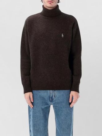 Sporty & Rich wool turtleneck sweater relaxed fit