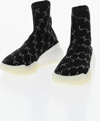 Stella McCartney Sock Sneakers LOOP with Monogram Pattern Stella McCartney