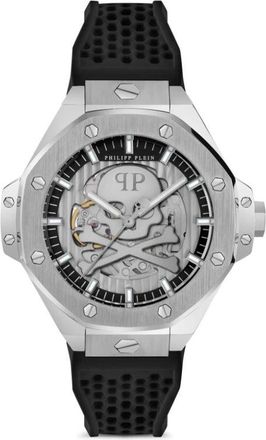 Philipp Plein $Keleton Royal 46mm - men - Silicone/stainless steel - One Size - Silver