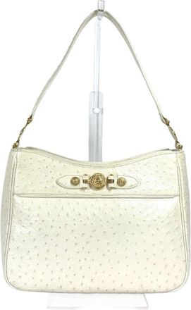 Versace Leather Handbag Shoulder Bag (Pre-Owned)