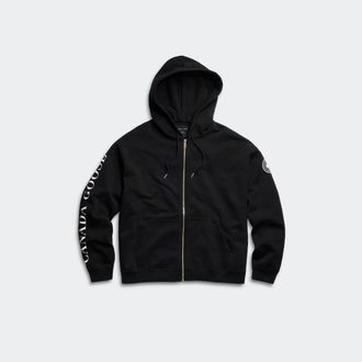 Canada Goose Fermeture pleine longueur Rove &agrave; imprim&eacute; (Hommes, Black, TTG)