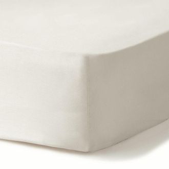 Febronie S&aacute;bana bajera algod&oacute;n beige grisaceo 180x200x40