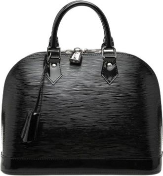 Louis Vuitton Pre-owned Handbags, female, Black, Size: ONE SIZE Pre-owned Alma PM