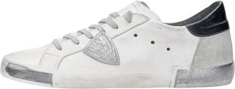 Philippe Model Prsx Sneakers - Heren - Sneakers - Wit - 40 EU - Leer - Schoenen