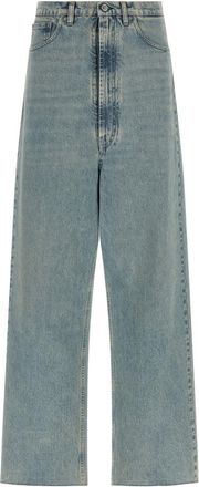 Maison Margiela Light Blue Straight High Rise Jeans