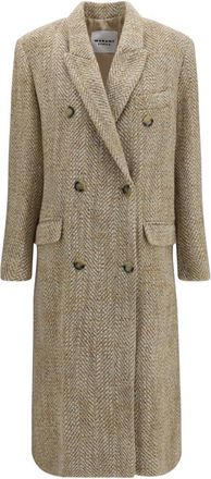 Isabel Marant Pilda Coat - Coats - Mujer - Beige - S