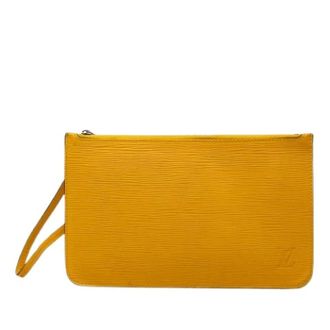 Louis Vuitton Pre-owned Neverfull Pouch - - Pre-owned - Donna - Giallo - ONE SIZE