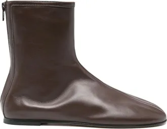 Dear Frances Balla leren enkellaarzen - Bruin