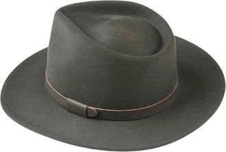 Barbour Crushable Bushman Hoed - Heren - Hoeden - Groen - M - Wol - Accessoires