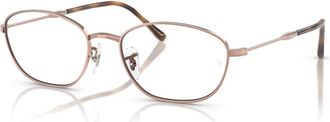 Ray-Ban 55mm Irregular optical glasses in Copper at Nordstrom