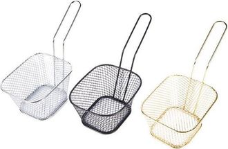 OEM Cestelli Per Friggere: Piccolo In Acciaio Inox, Cestello Per Friggere, Cestello Per Cibi Fritti, Cestello Con Manico, Cestello Per Friggere Patatine F